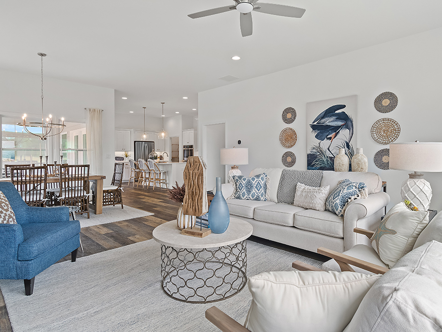 Bright open floorplans with plenty of luxury appointments
